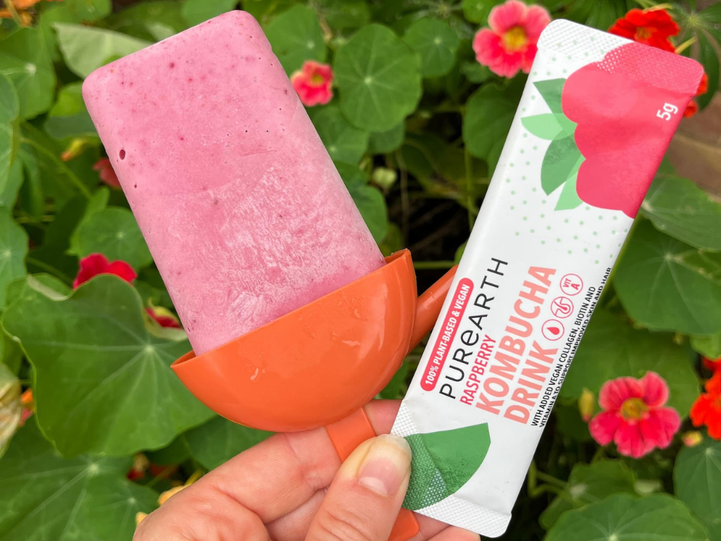 Glow Berry Ice Lollies: A Refreshing Summer Treat for Skin & Gut Health